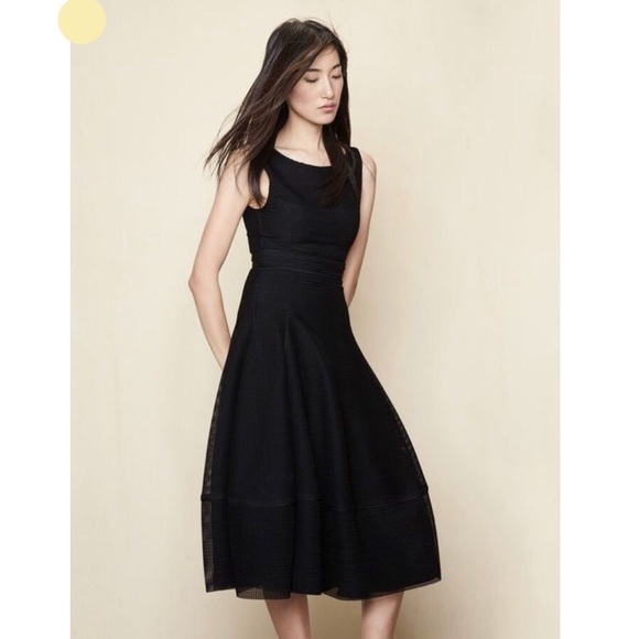 maje black knit dress